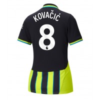 Camiseta Manchester City Mateo Kovacic #8 Visitante Equipación para mujer 2024-25 manga corta